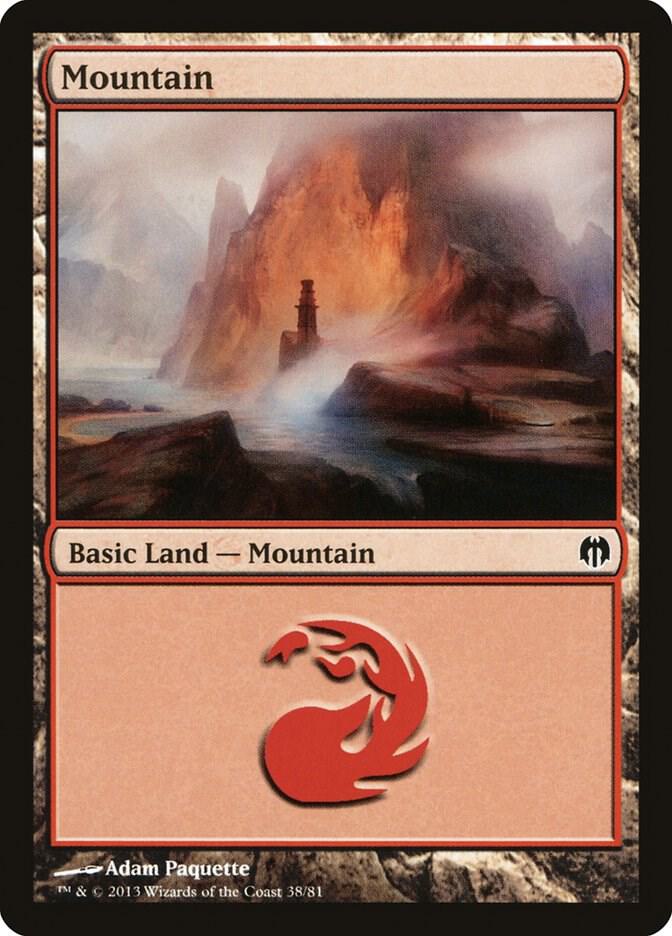 Mountain (38) [Duel Decks: Heroes vs. Monsters] 38