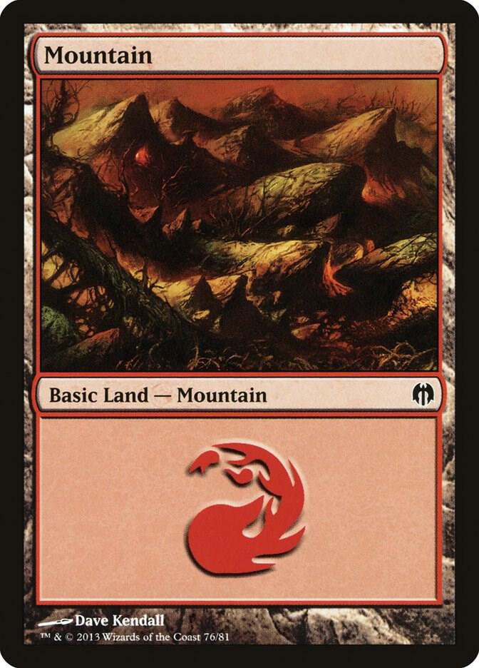 Mountain (76) [Duel Decks: Heroes vs. Monsters] 76