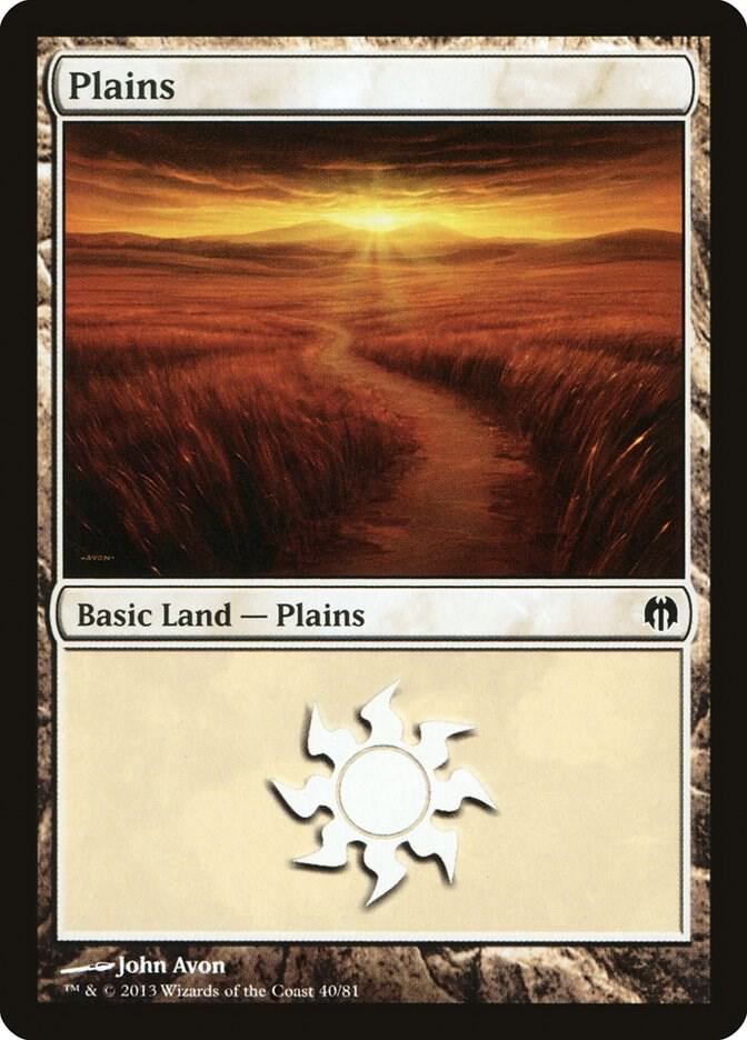 Plains (40) [Duel Decks: Heroes vs. Monsters] 40