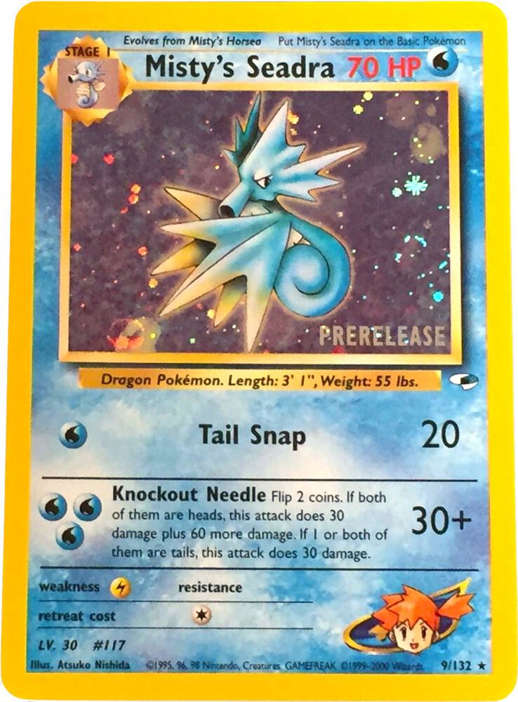 Misty's Seadra (Prerelease) [WoTC Promo] 009/132