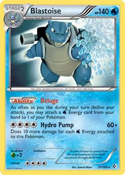 Blastoise - 31/149 (Non-Holo) [Deck Exclusives] 031/149