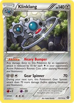 Klinklang - 73/114 (XY Steam Siege) [Deck Exclusives] 073/114