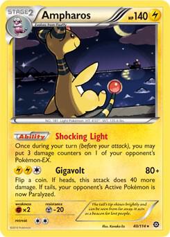 Ampharos - 40/114 (XY Steam Siege) [Deck Exclusives] 040/114