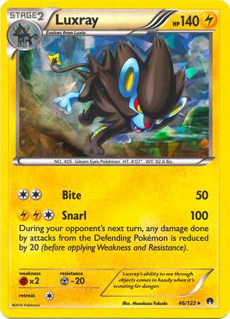 Luxray - 46/122 (Cracked Ice Holo) [Deck Exclusives] 046/122