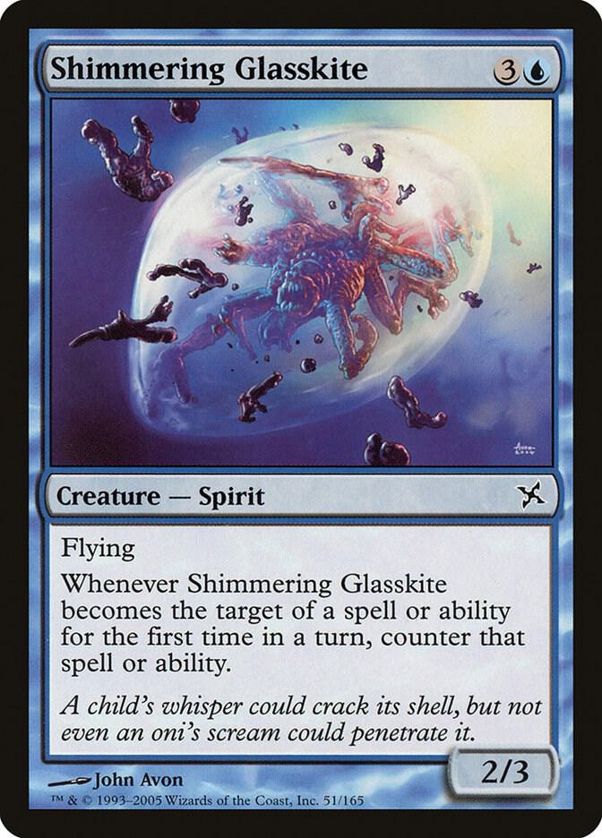 Shimmering Glasskite [Betrayers of Kamigawa] 51