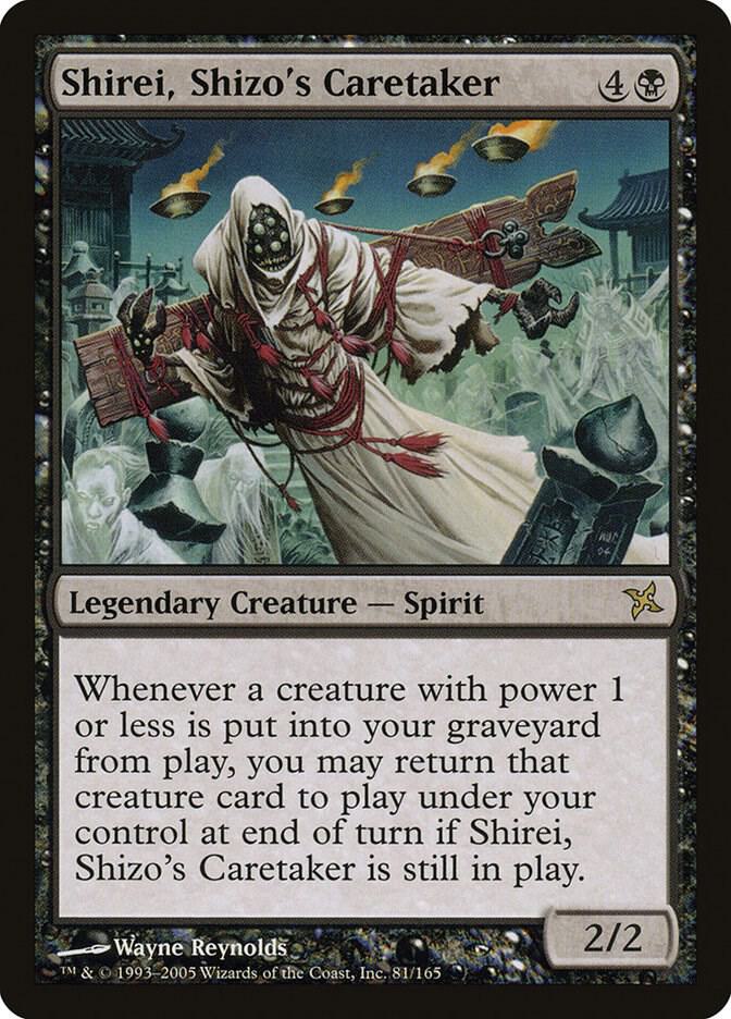 Shirei, Shizo's Caretaker [Betrayers of Kamigawa] 81