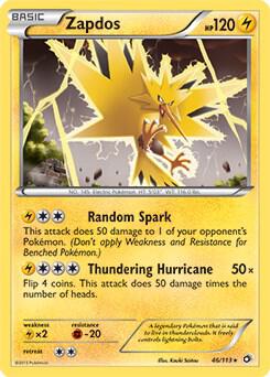 Zapdos - 46/113 (BW Legendary Treasures) [Deck Exclusives] 046/113