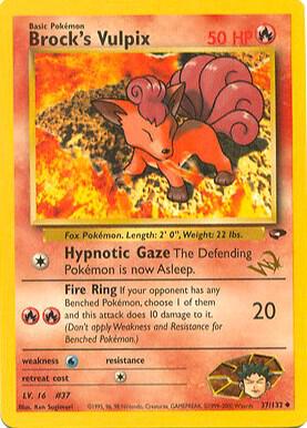 Brock's Vulpix [W Stamped] [WoTC Promo] 037/132