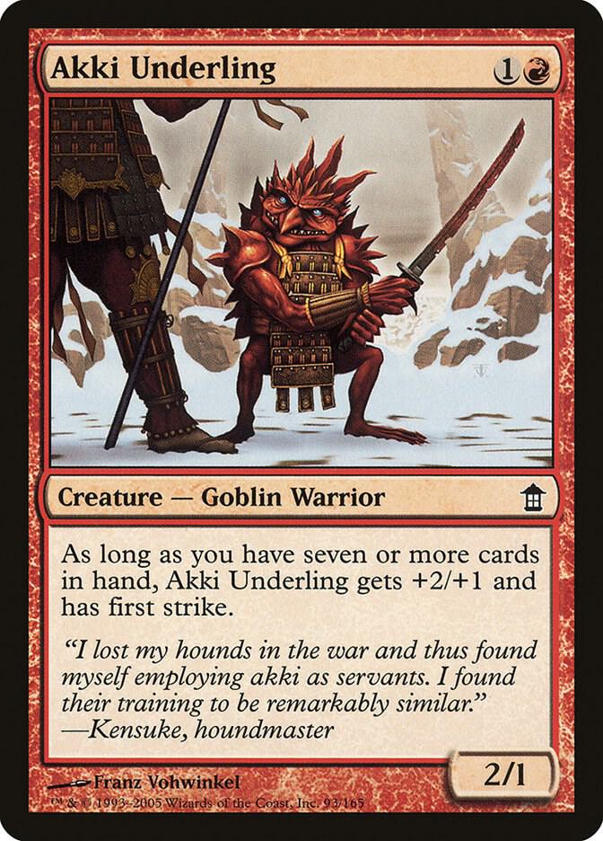 Akki Underling [Saviors of Kamigawa] 93