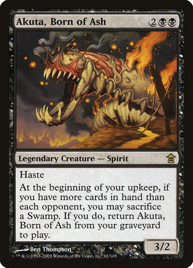 Akuta, Born of Ash [Saviors of Kamigawa] 61