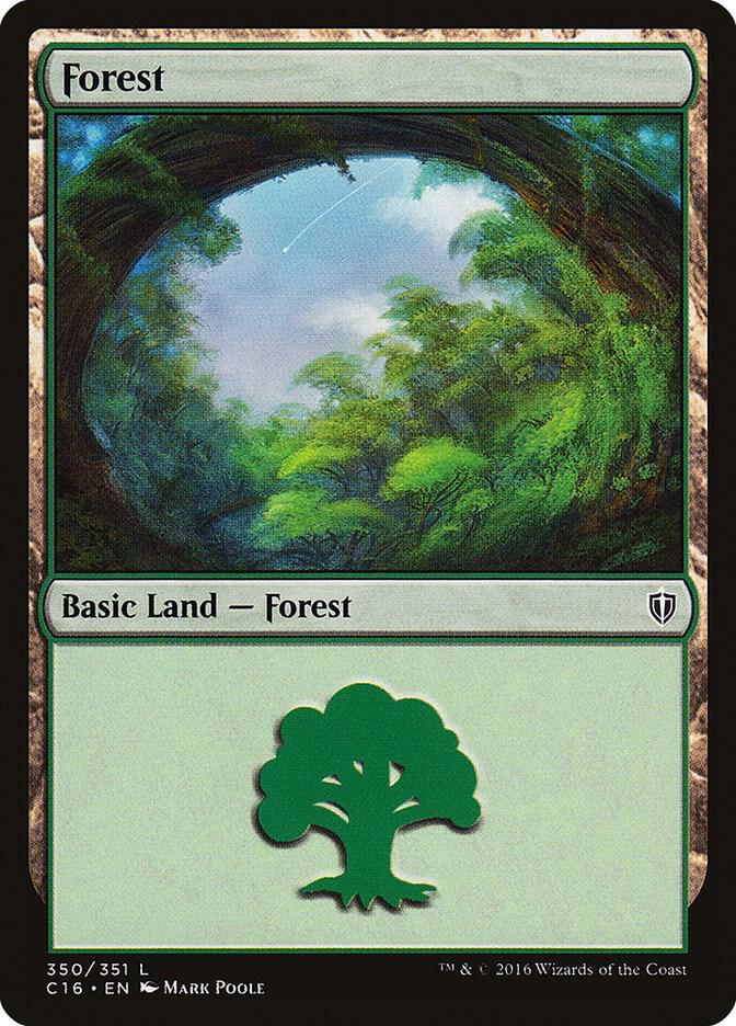 Forest (350) [Commander 2016] 350