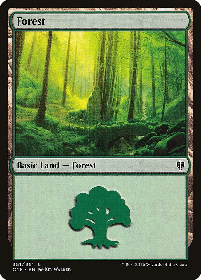 Forest (351) [Commander 2016] 351