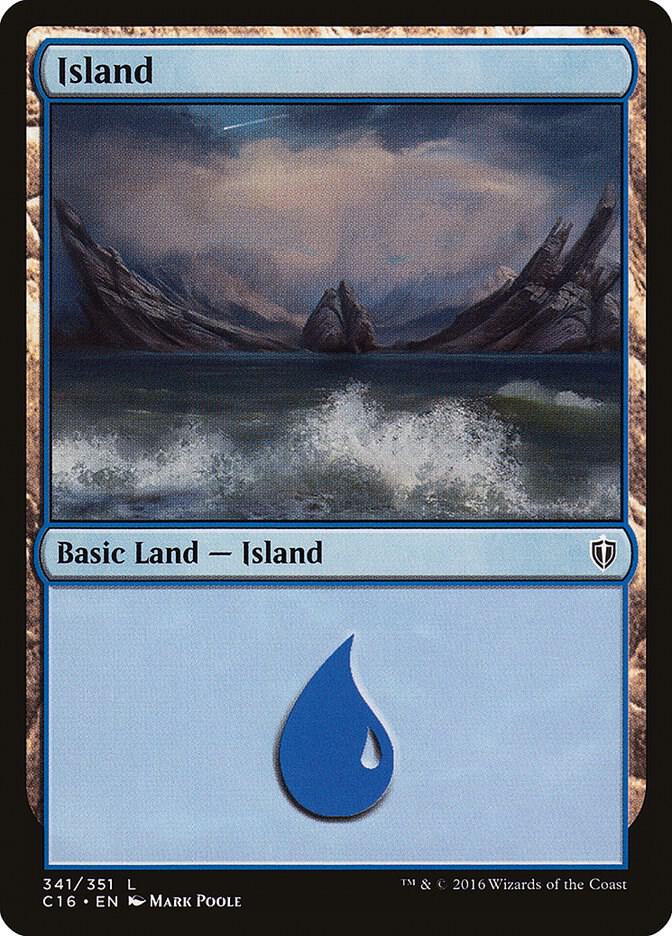 Island (341) [Commander 2016] 341