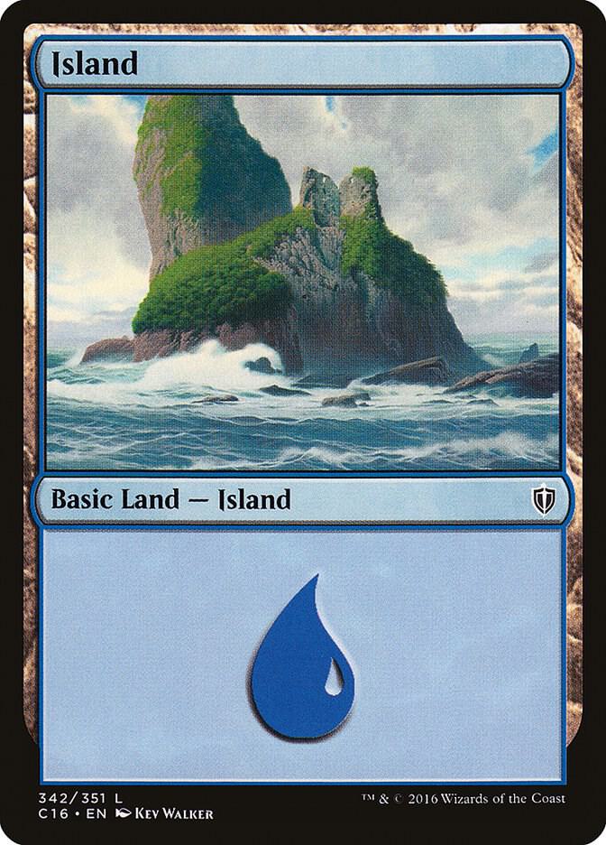 Island (342) [Commander 2016] 342