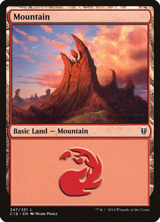Mountain (347) [Commander 2016] 347