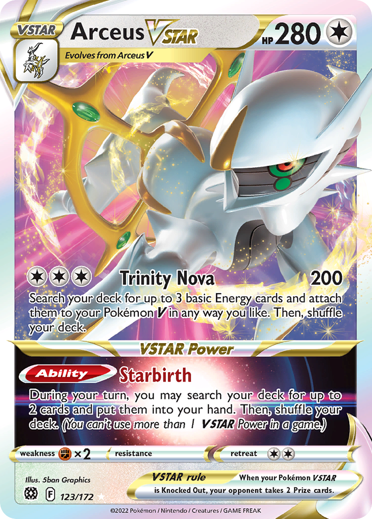 Arceus VSTAR - 123/172 Brilliant Stars