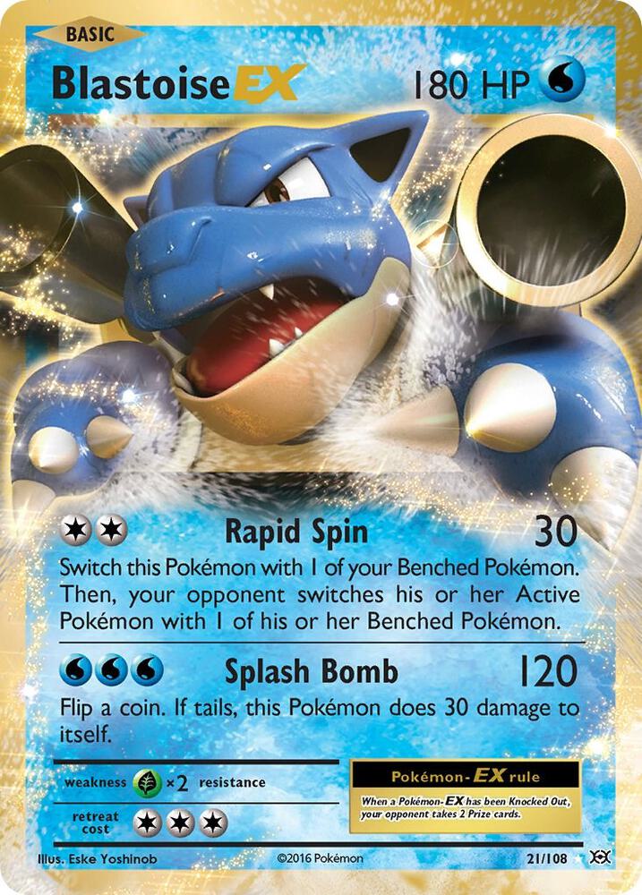 Blastoise EX [XY - Evolutions] 21/108