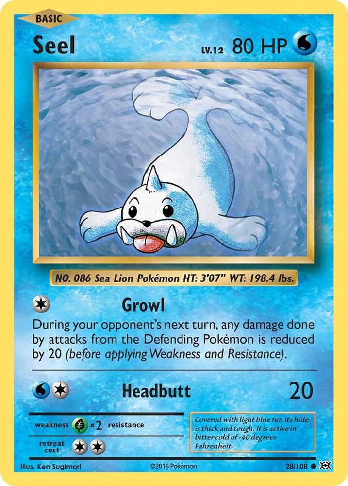 Seel [XY - Evolutions] 28/108