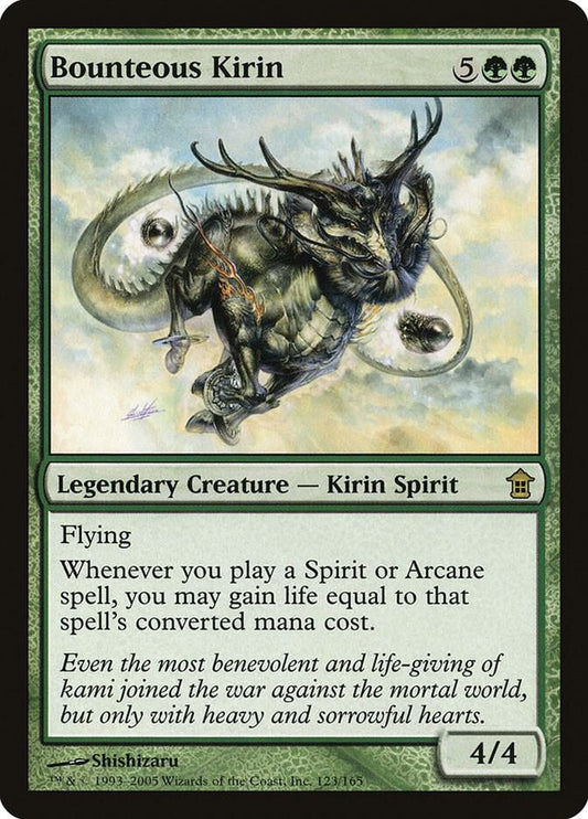 Bounteous Kirin [Saviors of Kamigawa] 123