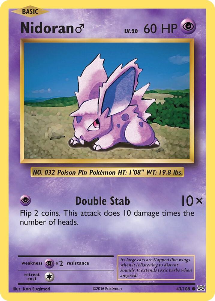 Nidoran M [XY - Evolutions] 43/108
