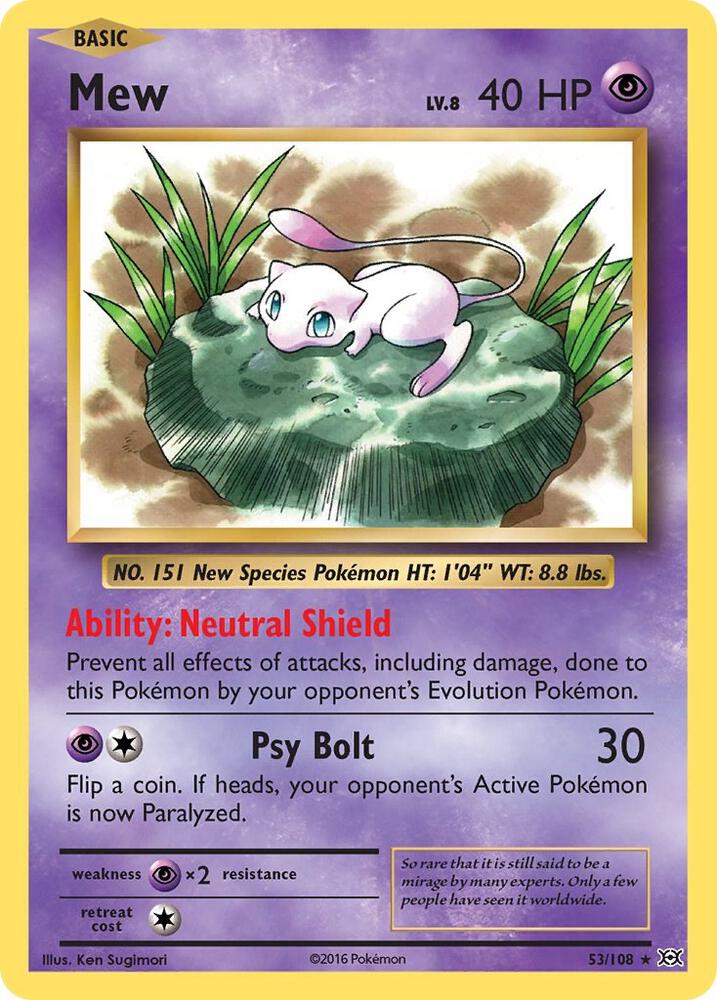 Mew [XY - Evolutions] 53/108