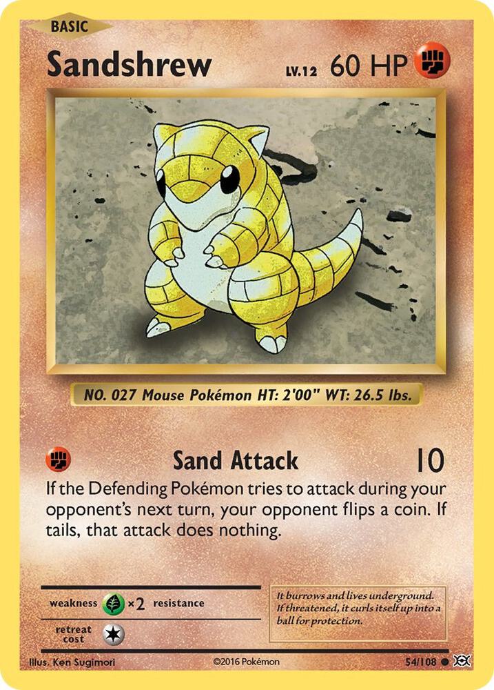 Sandshrew [XY - Evolutions] 54/108