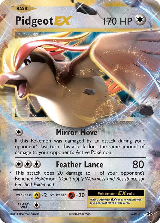 Pidgeot EX [XY - Evolutions] 64/108