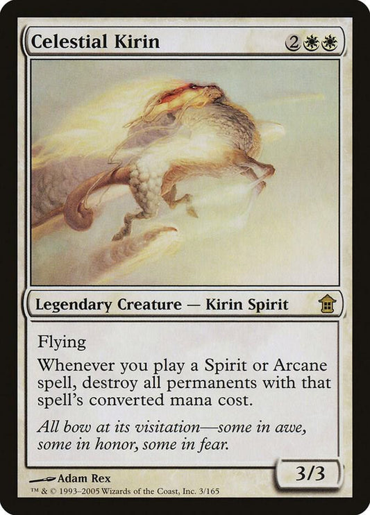 Celestial Kirin [Saviors of Kamigawa] 3