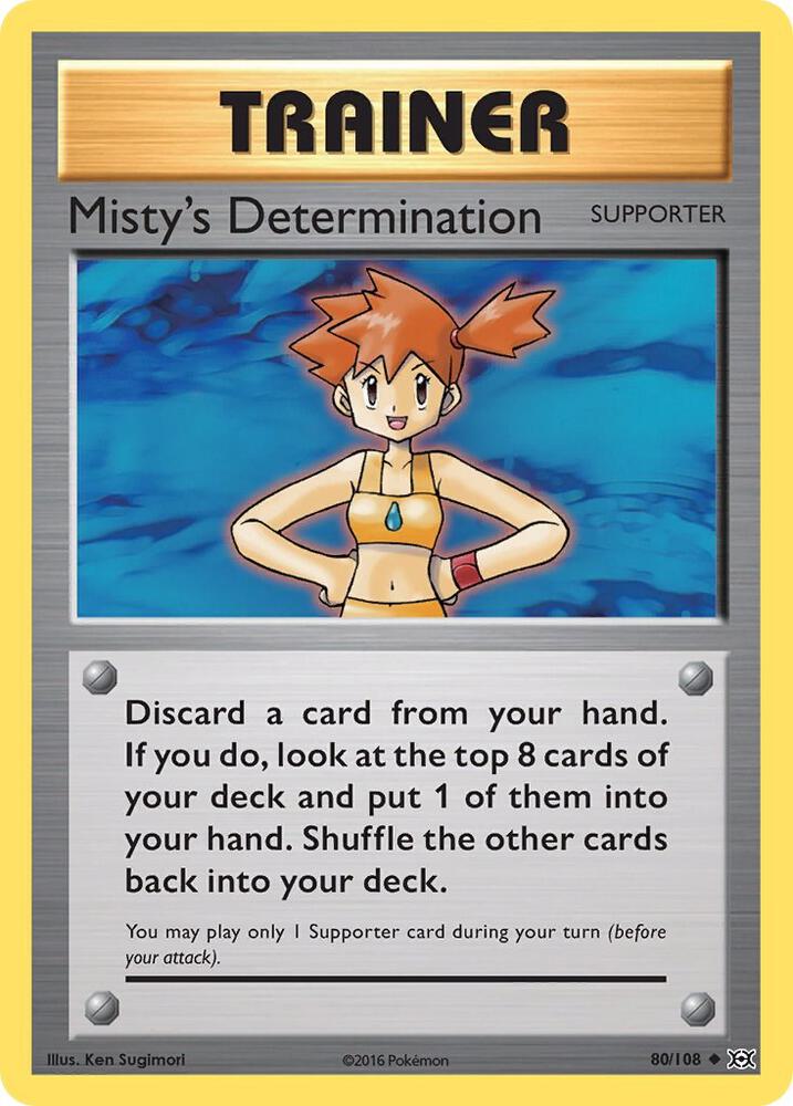 Misty's Determination [XY - Evolutions] 80/108
