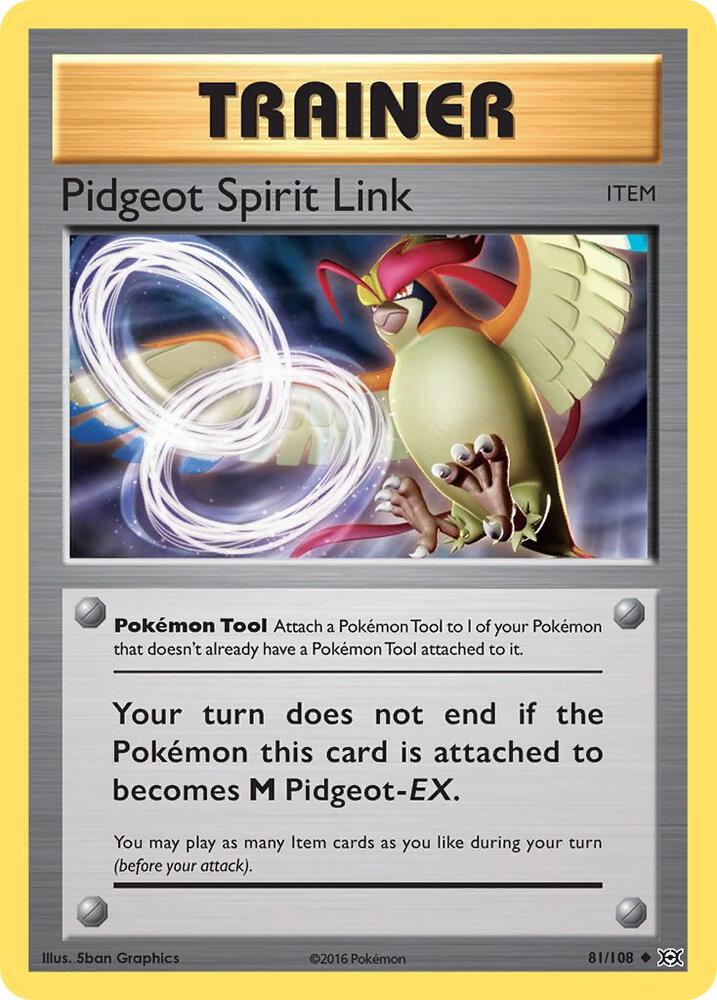 Pidgeot Spirit Link [XY - Evolutions] 81/108