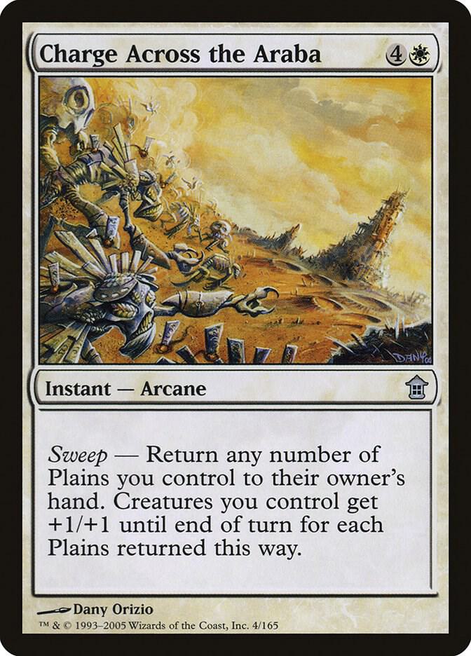 Charge Across the Araba [Saviors of Kamigawa] 4