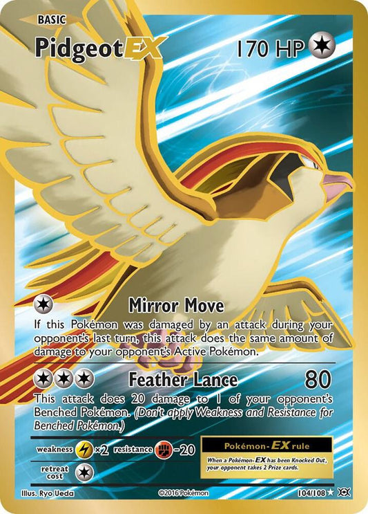 Pidgeot EX (Full Art) [XY - Evolutions] 104/108