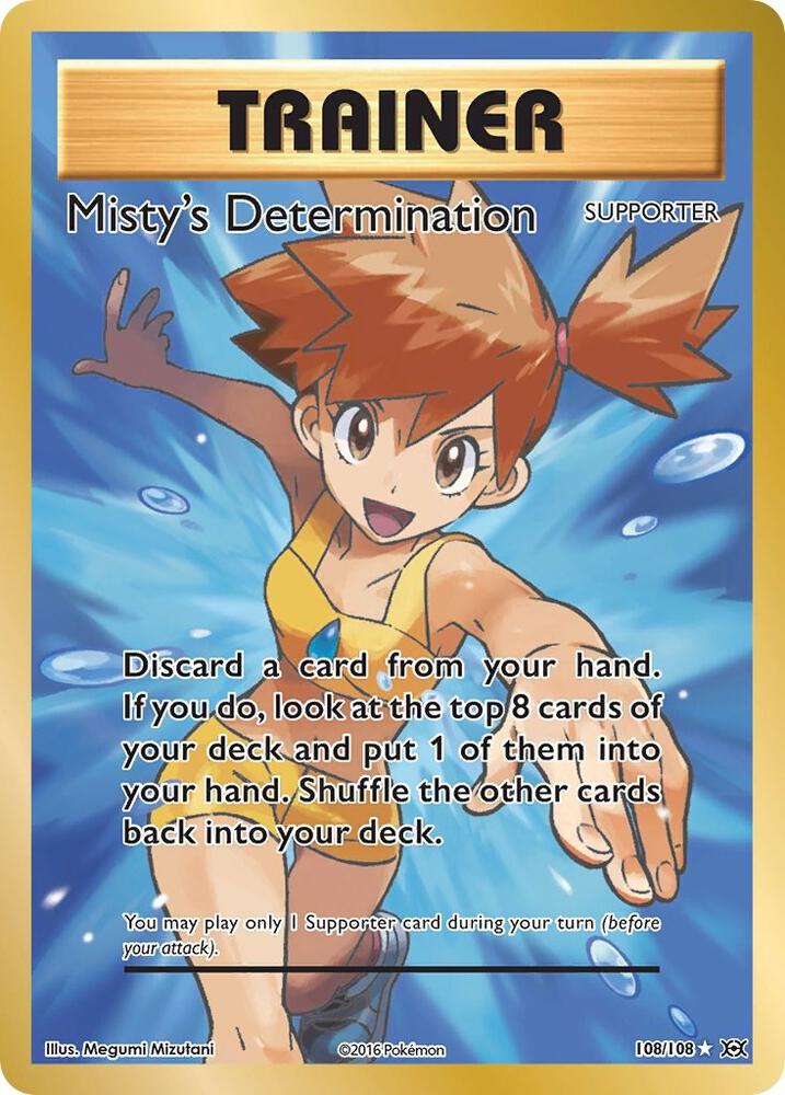 Misty's Determination (Full Art) [XY - Evolutions] 108/108