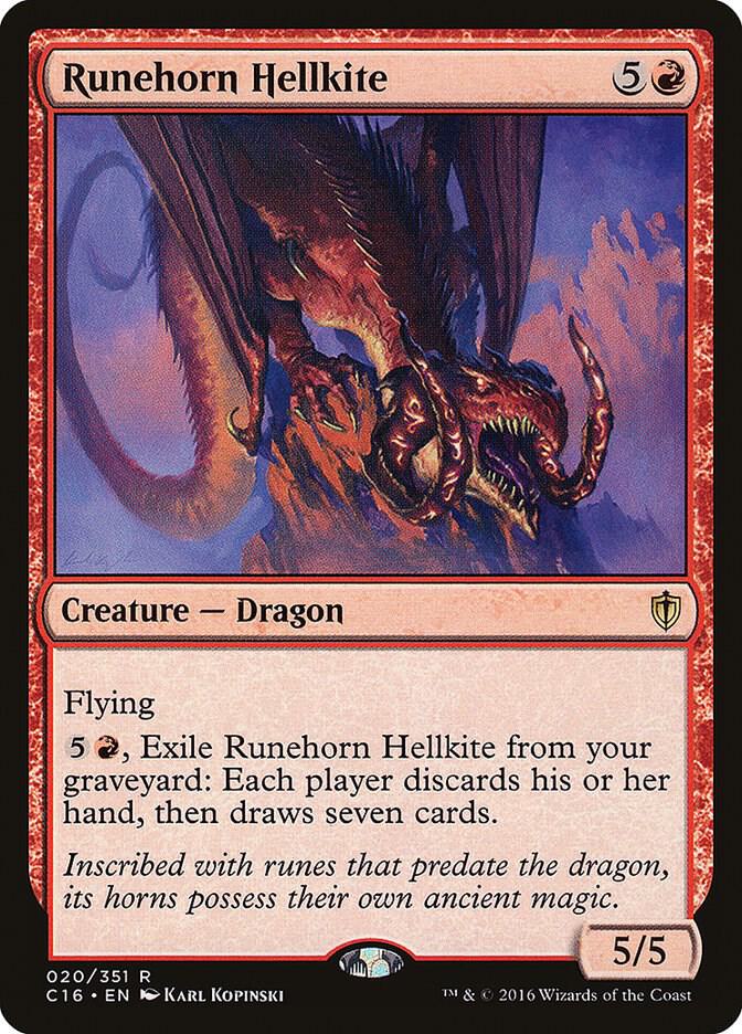 Runehorn Hellkite [Commander 2016] 20