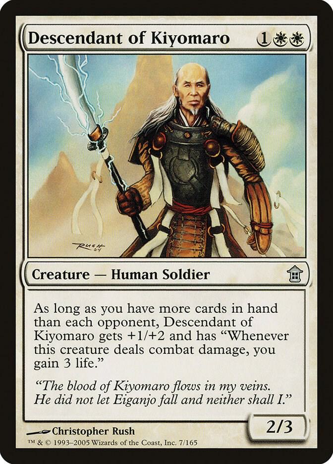 Descendant of Kiyomaro [Saviors of Kamigawa] 7