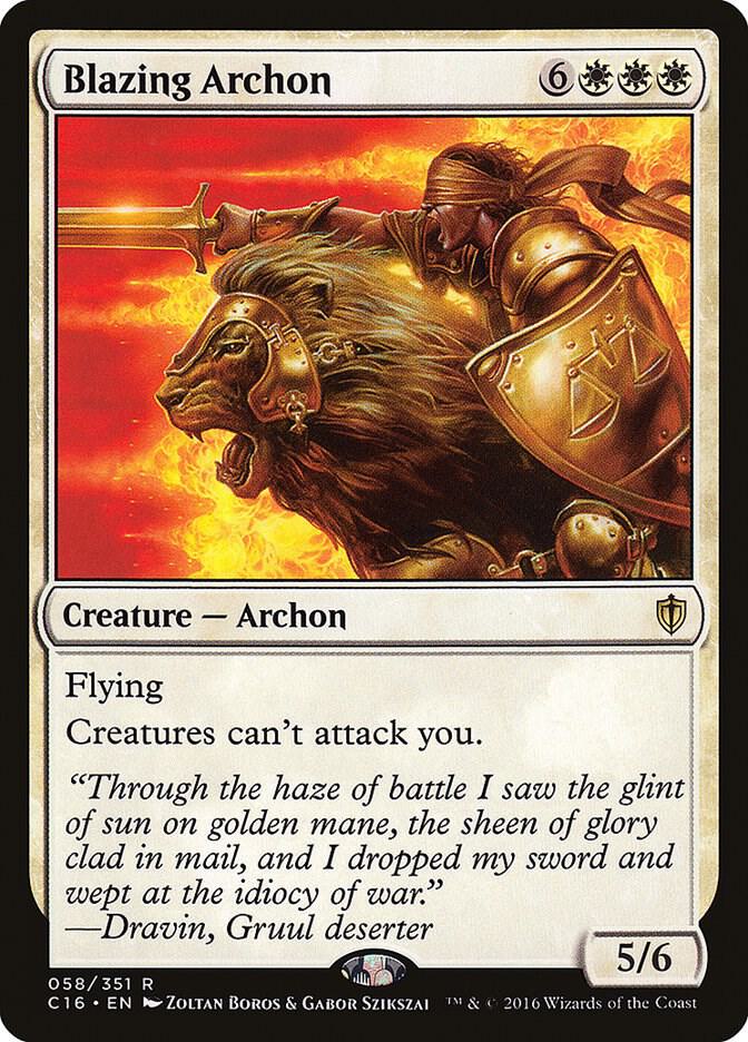 Blazing Archon [Commander 2016] 58