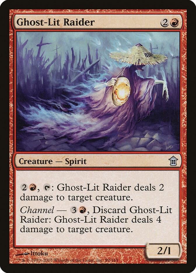 Ghost-Lit Raider [Saviors of Kamigawa] 99