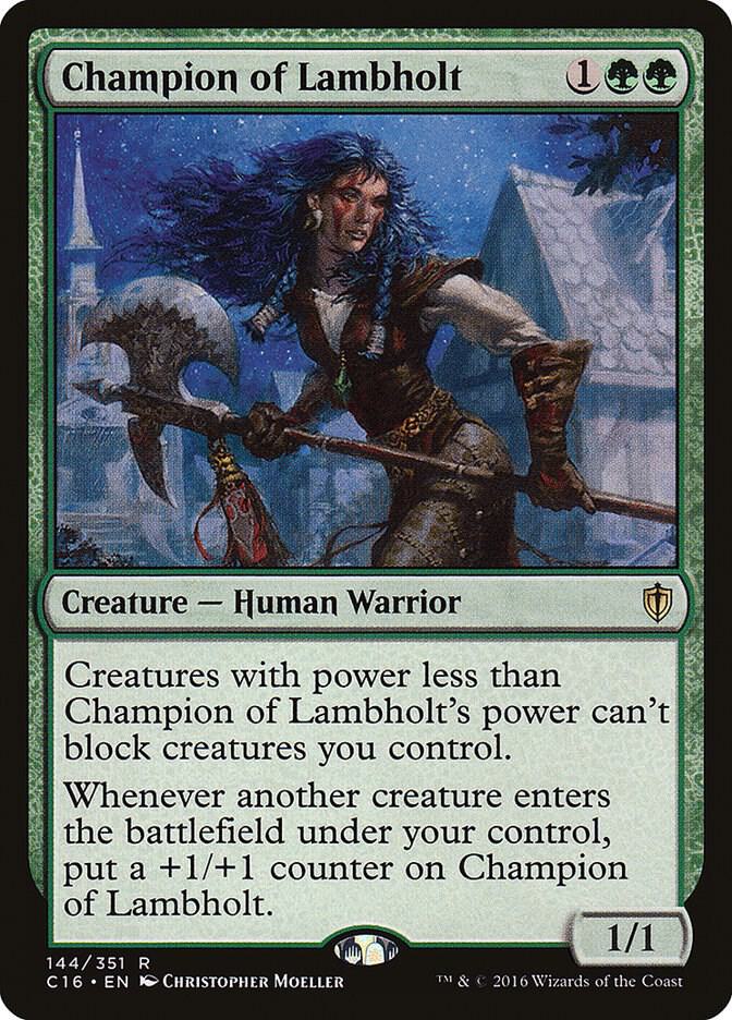 Champion of Lambholt [Commander 2016] 144