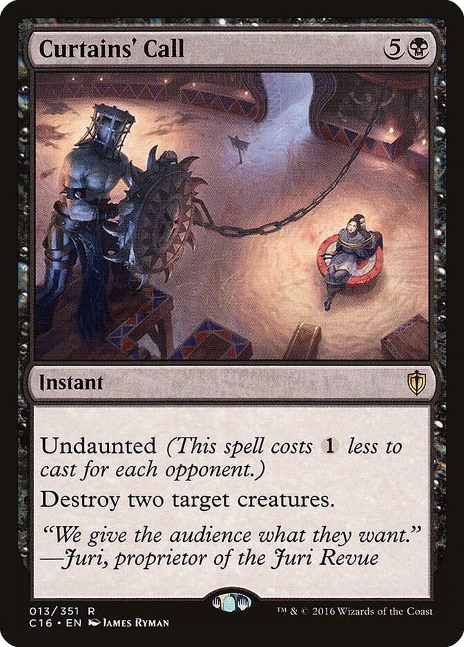Curtains' Call [Commander 2016] 13
