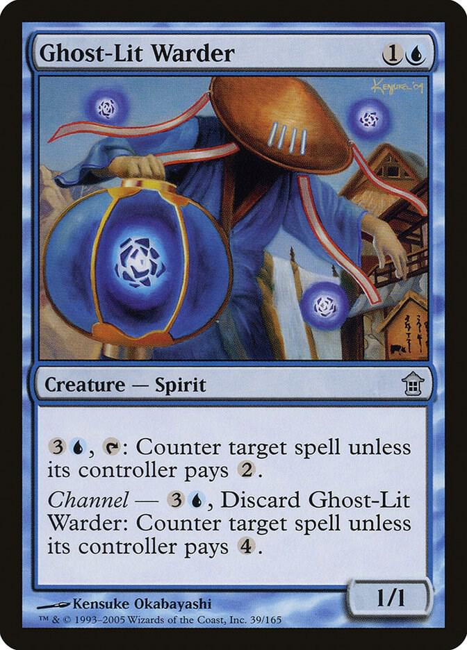 Ghost-Lit Warder [Saviors of Kamigawa] 39
