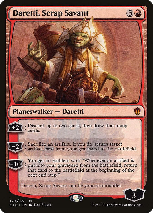 Daretti, Scrap Savant [Commander 2016] 123