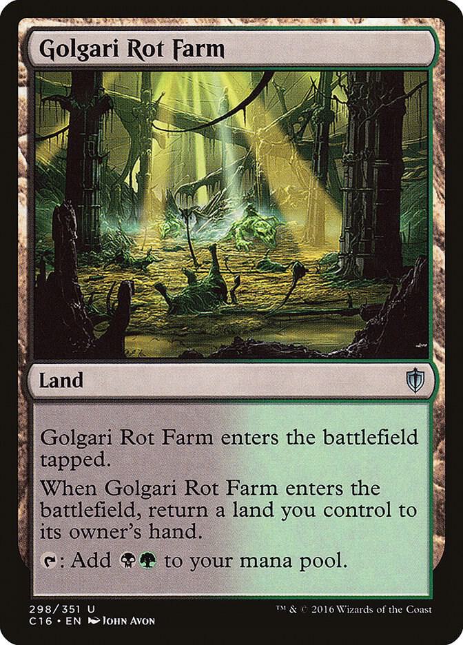 Golgari Rot Farm [Commander 2016] 298