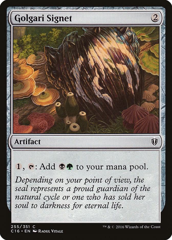 Golgari Signet [Commander 2016] 255