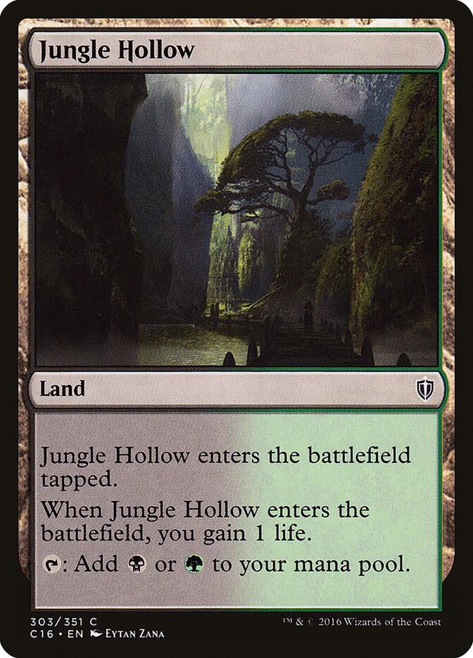 Jungle Hollow [Commander 2016] 303