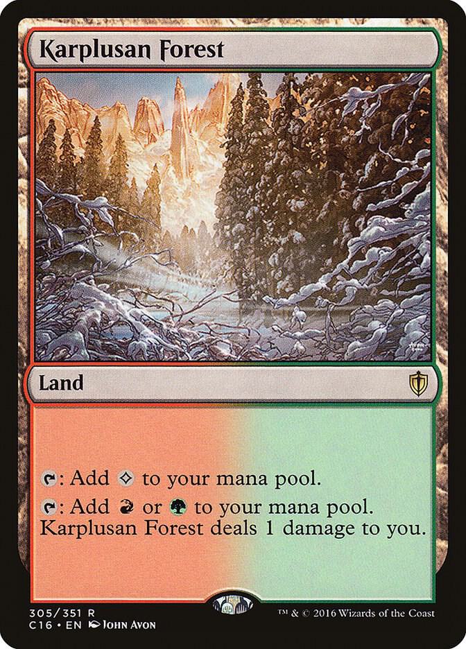Karplusan Forest [Commander 2016] 305