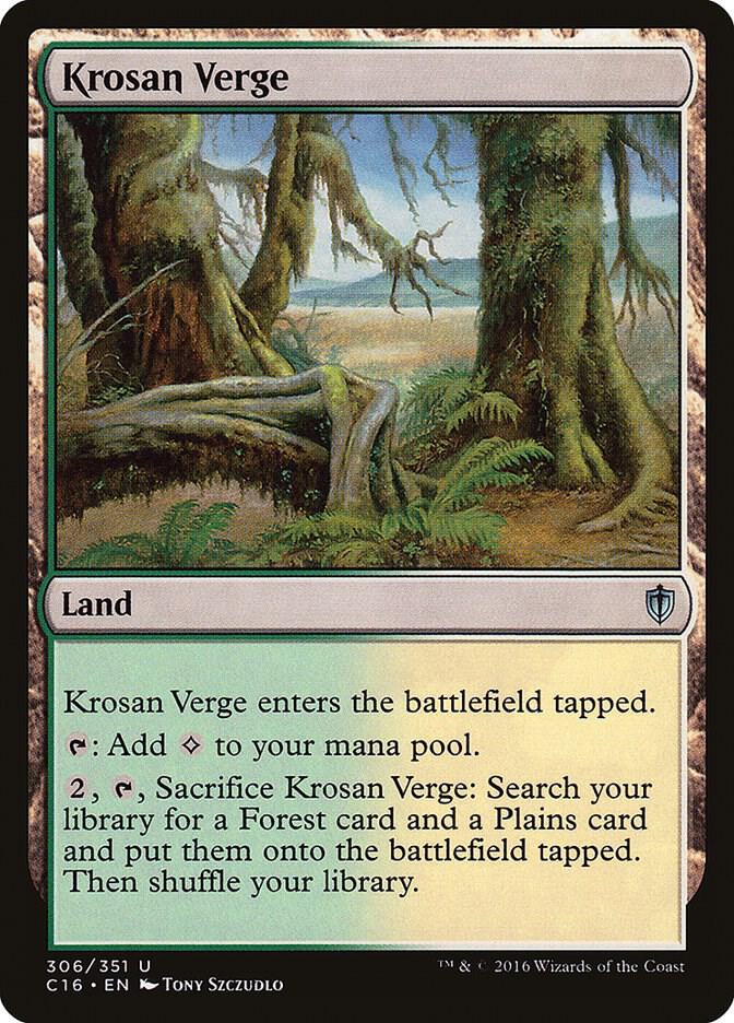 Krosan Verge [Commander 2016] 306