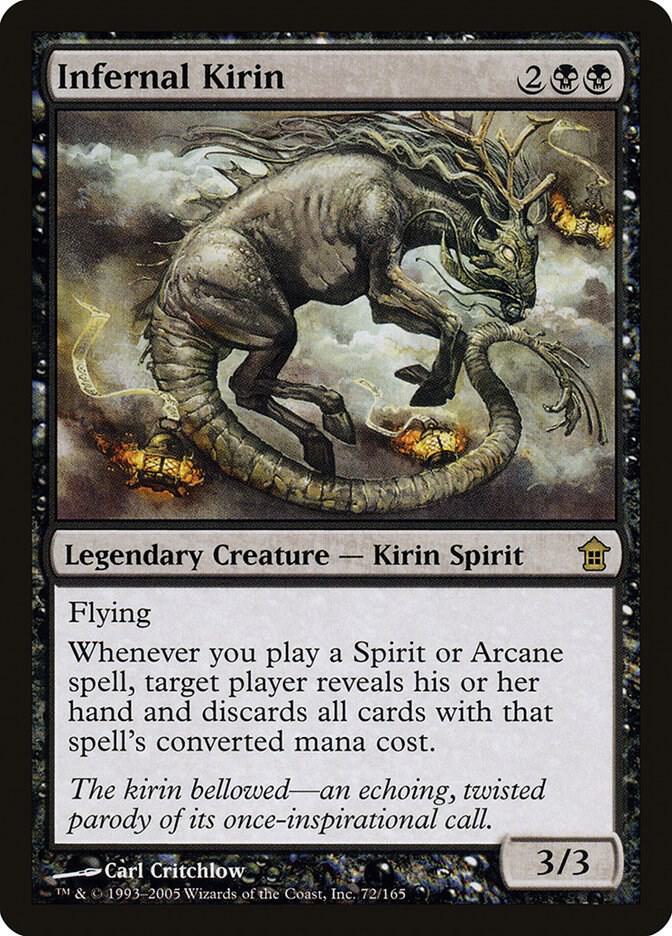 Infernal Kirin [Saviors of Kamigawa] 72