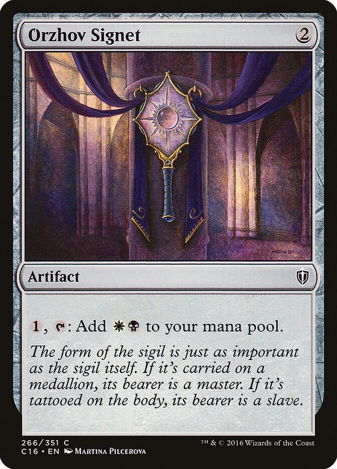 Orzhov Signet [Commander 2016] 266
