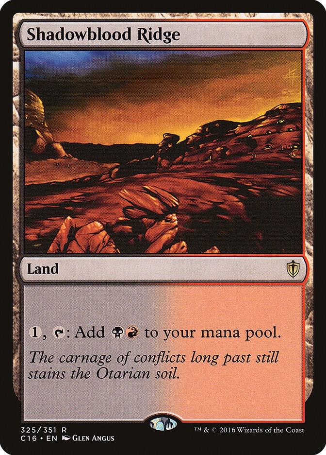 Shadowblood Ridge [Commander 2016] 325