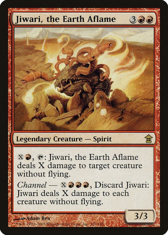 Jiwari, the Earth Aflame [Saviors of Kamigawa] 107